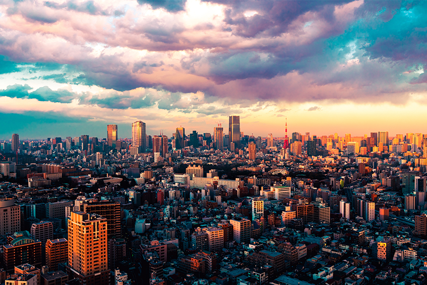 panorama di Tokyo