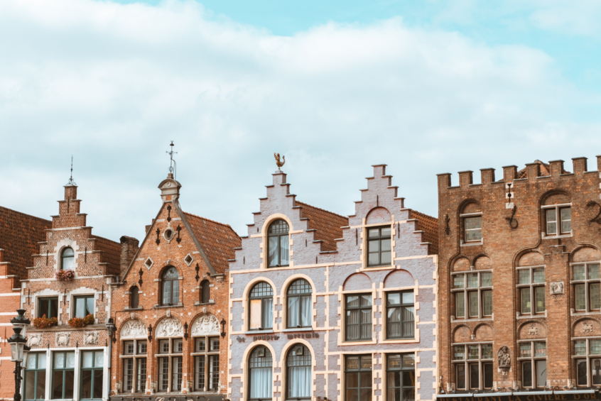 Traditional Belgian rooftops